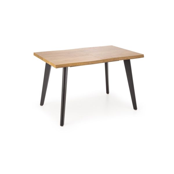 DICKSON 2 stół rozkładany 150-210/90 cm, blat - naturalny, nogi - czarny (2p=1szt)