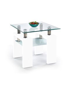 DIANA H KWADRAT ława biała lakierowana (2p=1szt)