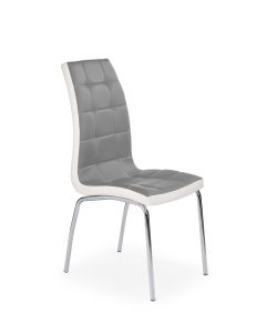 K186 krzesło popielato - biały (1p=4szt)