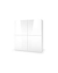 LIVO KM-100 komoda stojąca biały (1p=1szt)