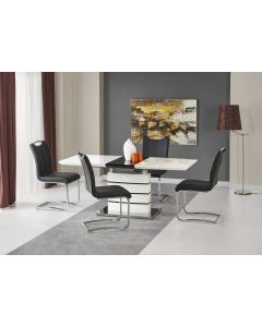 NORD stół biało-czarny (3p=1szt)