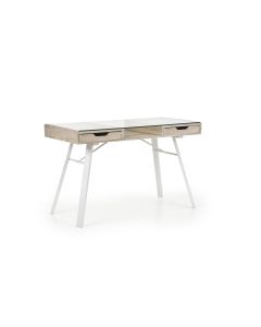 B33 biurko dąb sonoma-biały (1p=1szt)