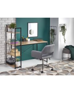 NARVIK B1 biurko czarny / dąb sonoma (1p=1szt)