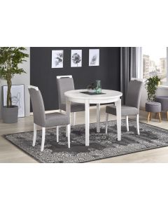 SORBUS stół rozkładany, blat - biały, nogi - białe (2p=1szt)