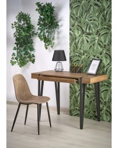 B39 biurko czarny / orzech miodowy (1p=1szt)