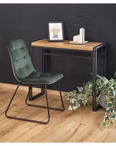 BOLIVAR KN1 konsolka dąb złoty / czarny (1p=1szt)