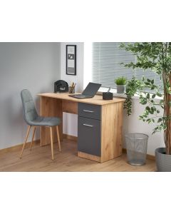 ELMO biurko dąb wotan / antracyt (1p=1szt)