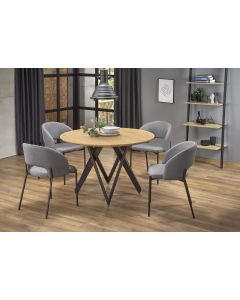 MOZAMBIK stół, blat - dab złoty, stelaż - czarny (2p=1szt)