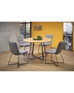 LOOPER 2 stół, blat - dąb złoty, nogi - czarny (2p=1szt)