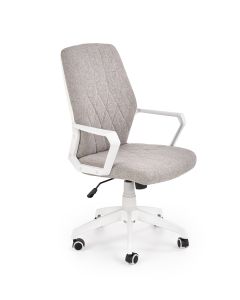 SPIN 2 fotel pracowniczny jasny popiel / biały (1p=1szt)