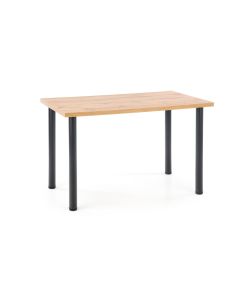 MODEX 2 120 stół kolor blat - dąb wotan, nogi - czarny (2p=1szt)