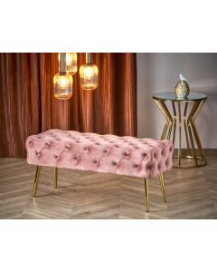 ATHENA ławka różowy / złoty (1p=1szt)