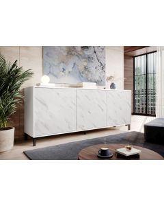 MARMO komoda KOM200/3D biały