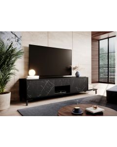 MARMO szafka RTV2D1S1K czarny