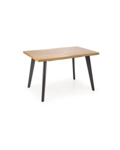 DICKSON 2 stół rozkładany 150-210/90 cm, blat - naturalny, nogi - czarny (2p=1szt)