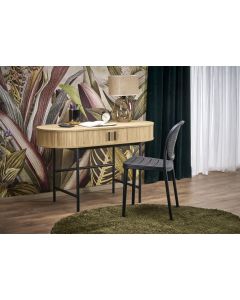 B51 biurko naturalny / czarny (1p=1szt)