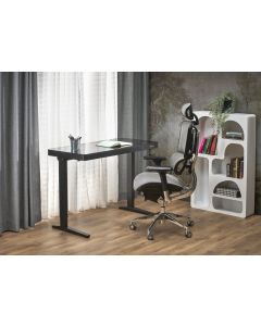 B52  biurko biurko z funkcją regulacji wysokości, czarny (2p=1szt)