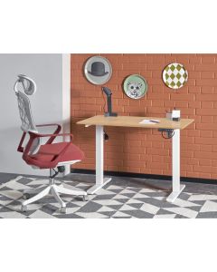 B53 biurko biurko z funkcją regulacji wysokości, dąb artisan / biały (2p=1szt)