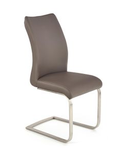 OPAL / metal szczotkowany / ekoskóra szara (1p=2szt)