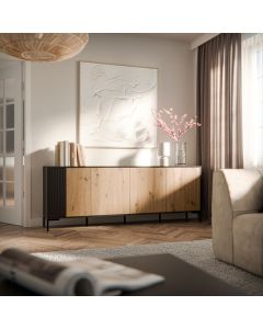 MERCI komoda 200 czarny/artisan