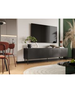 SIENA szafka RTV 200 czarny