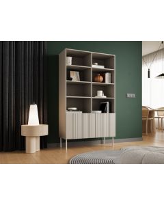 ISLA regał 100 beż mat ( 1 szt.=2 p. )