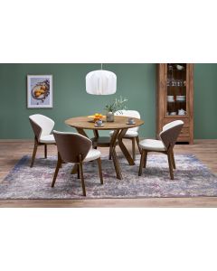 RUPERT stół okrągły, orzechowy (1p=1szt)