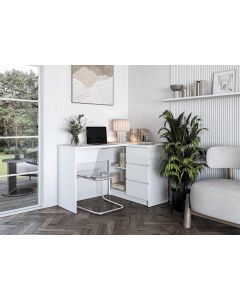 BEGA biurko, biały (2p=1szt)