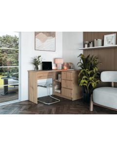 BEGA biurko, dąb artisan (2p=1szt)