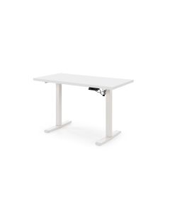 B54 biurko z funkcją regulacji wysokości, blat - biały, stelaż - biały (2p=1szt)