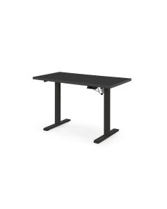 B54 biurko z funkcją regulacji wysokości, blat - czarny, stelaż - czarny (2p=1szt)