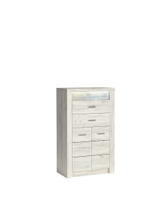 INDIANAPOLIS komoda I6 kraft biały