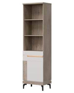 ASTON AN07 DĄB CREMONA/KASZMIR REGAŁ L  KPL