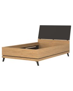 ATE AT15/120 DĄB KAMIENNY/CZARNY  ŁOŻE 120 bez ste