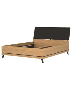 ATE AT15/160 DĄB KAMIENNY/CZARNY ŁOŻE 160 bez ste