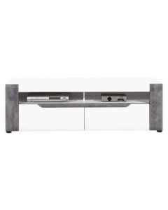 BRANDO B-1 biały,beton,biały połysk RTV kpl.