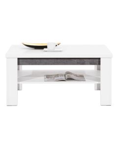 BRANDO B-9 biały,beton ŁAWA kpl.