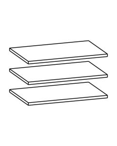 BESTO BT10 DĄB E PÓŁKI 4D KPL