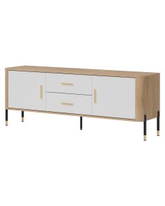 DANTE DT01 DĄB CREMONA T/BIAŁY MAT RTV KPL