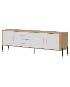 DANTE DT02 DĄB CREMONA T/BIAŁY MAT RTV KPL