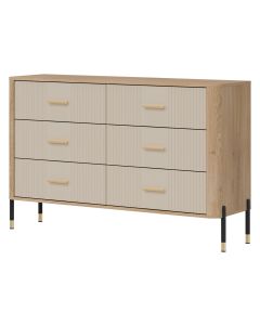 DANTE DT04 DĄB CREMONA T/KASZMIR MAT KOMODA KPL