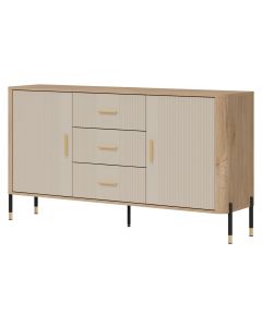 DANTE DT06 DĄB CREMONA T/KASZMIR MAT KOMODA KPL