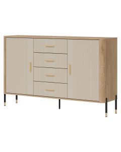 DANTE DT09 DĄB CREMONA T/KASZMIR MAT KOMODA KPL