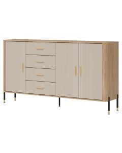 DANTE DT10 DĄB CREMONA T/KASZMIR MAT KOMODA KPL