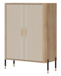 DANTE DT11 DĄB CREMONA T/KASZMIR MAT SZAFKA KPL