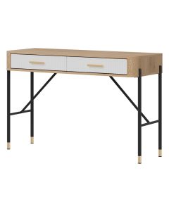 DANTE DT19 DĄB CREMONA T/BIAŁY MAT TOALETKA KPL