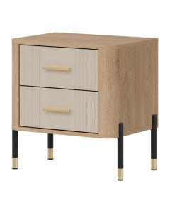 DANTE DT21 DĄB CR. T/KASZMIR MAT SZAFKA NOCNA KPL