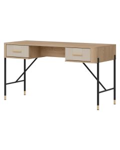 DANTE DT23 DĄB CREMONA T/KASZMIR MAT BIURKO KPL