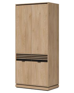 FERRO FE08 DĄB CREM TORRO/CZ SZAFA 2D  KPL