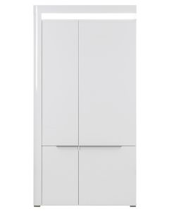 IRMA IM-9 biały/biały połysk,d.magia SZAFA 2D kpl.